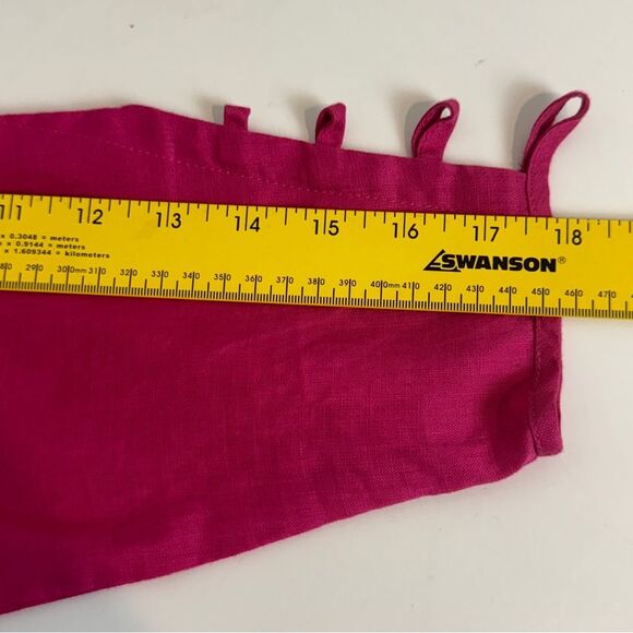 Peck & Peck Magenta Linen Tunic Top M - Picture 6 of 6